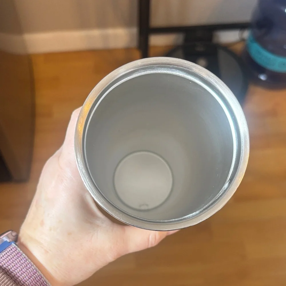 2022 Starbucks Green Swirl Forest Textured Stainless Steel Venti Tumbler 24 oz - Picture 5 of 5